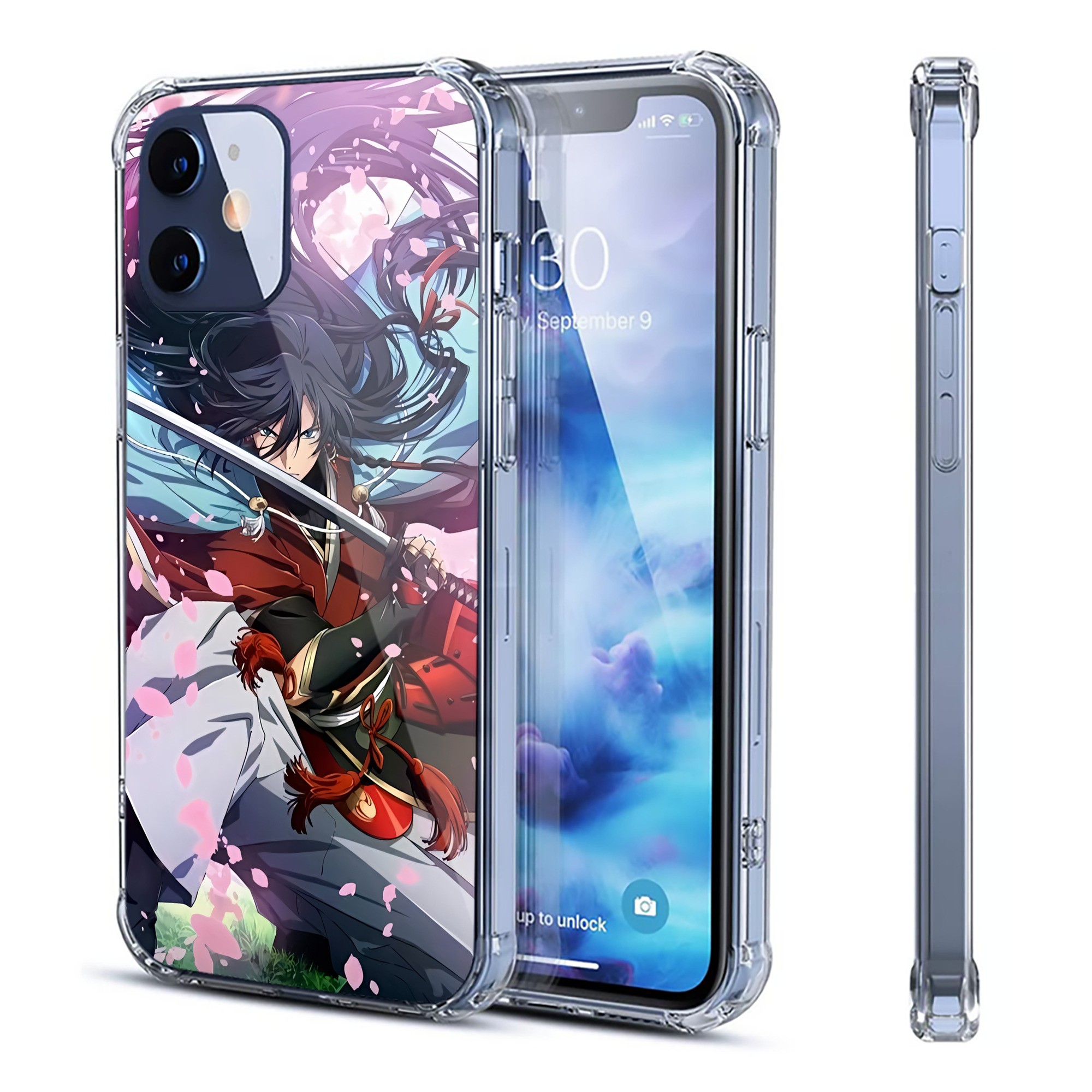 （画像用） 刀剣乱舞 Touken Ranbu 【iPhone 12シリーズ対応】透明スマホケース（クリアソフトケース）